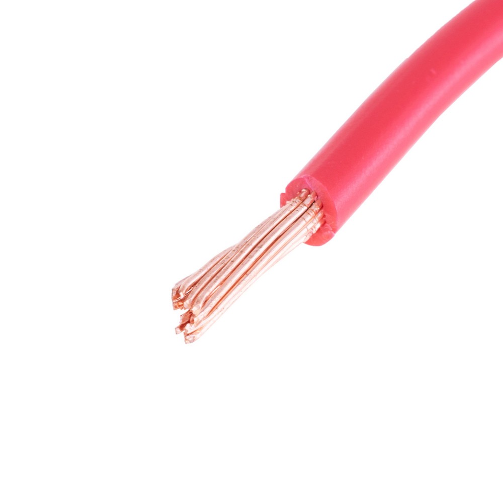 Провід багатожильний 4mm² (12AWG, 19xD0.52mm) червоний