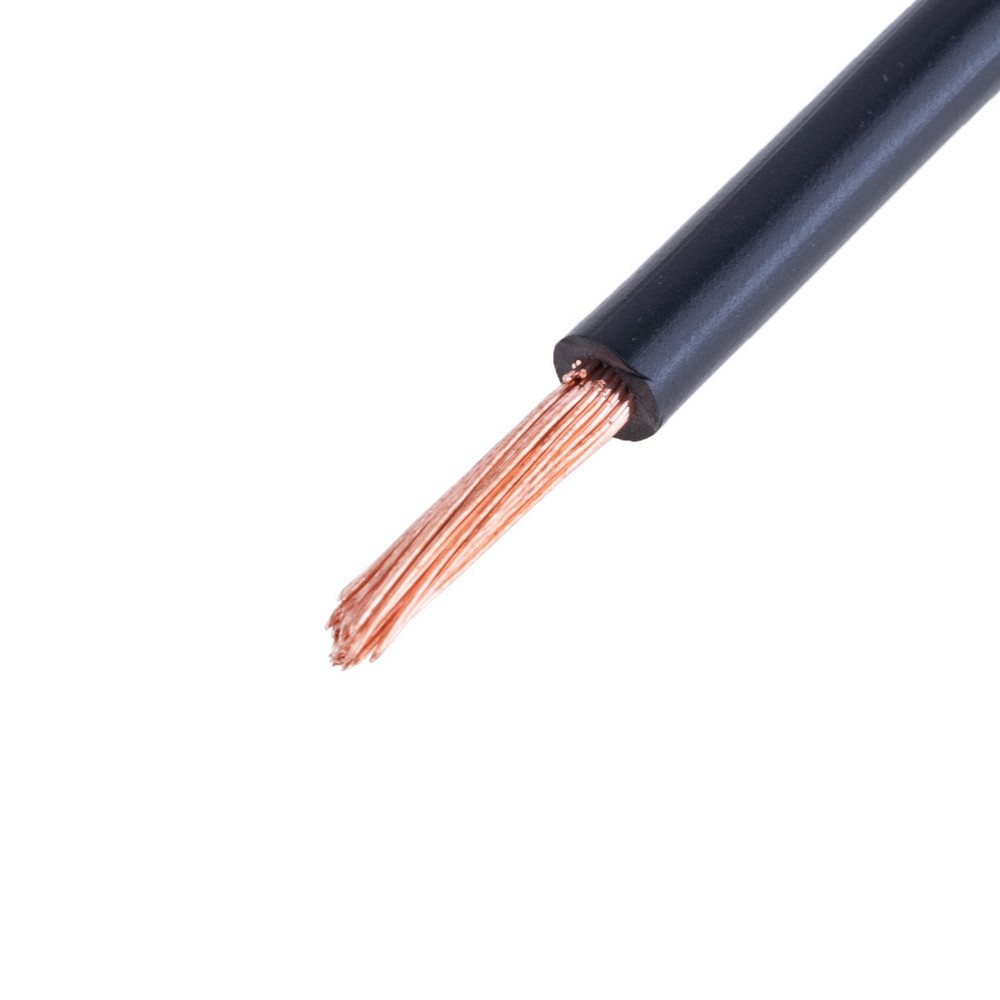 Провід багатожильний 4mm² (12AWG, 56xD0.29mm) чорний