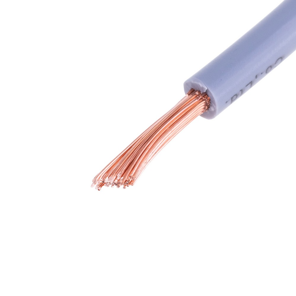 Провід багатожильний 4mm² (12AWG, 56xD0.29mm) сірий