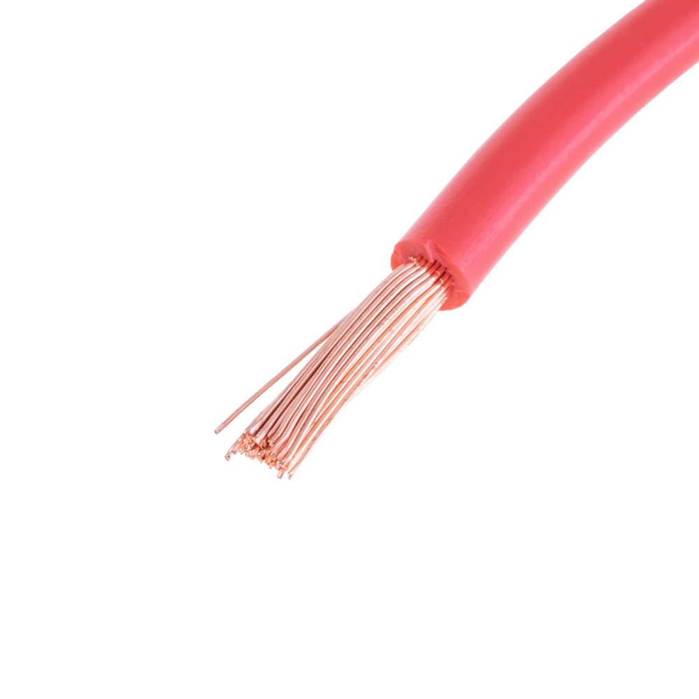 Провід багатожильний 4mm² (12AWG, 56xD0.29mm) червоний