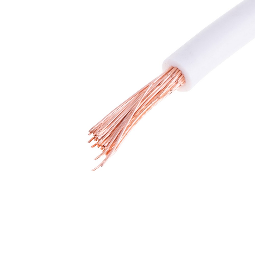 Провід багатожильний 4mm² (12AWG, 56xD0.29mm) білий