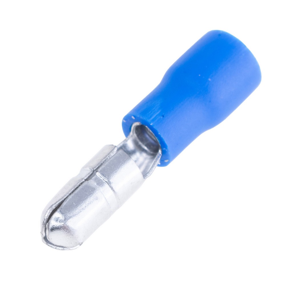 Кабельний наконечник 4мм синій на провід 2,5 mm², MPD2-156 Blue