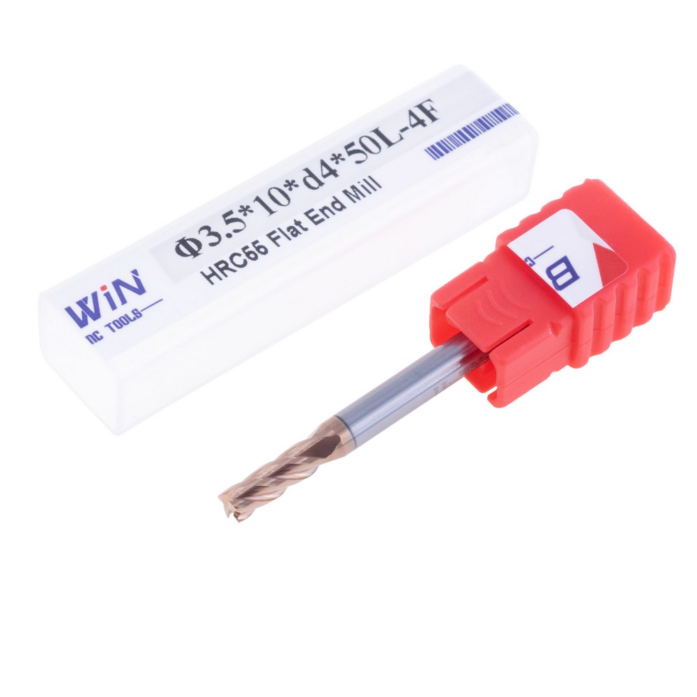 Фреза 4-пера φ3.5*10*d4*50L-4F HRC55