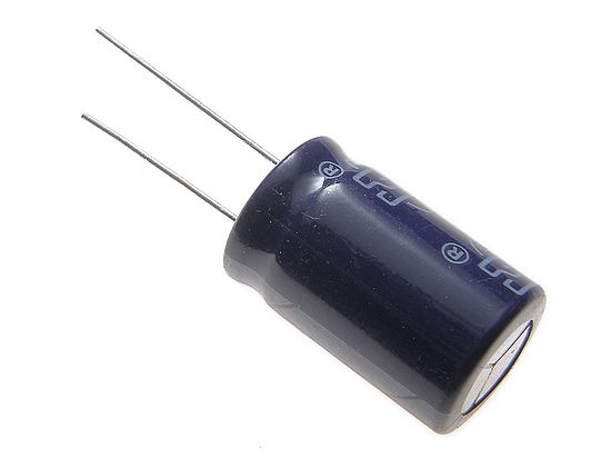 2200uF 35V RT1 16x25mm (RT11V222M1625-LEAGUER) (електролітичний конденсатор)