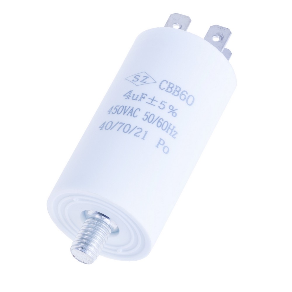 Конденсатор пусковий 4uF 450VAC ±5% 30*57mm SZ