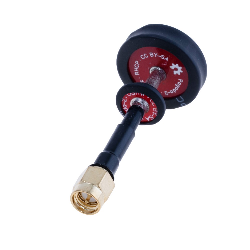 Антена всеспрямована 5.8G RHCP Pagoda SMA Antenna short