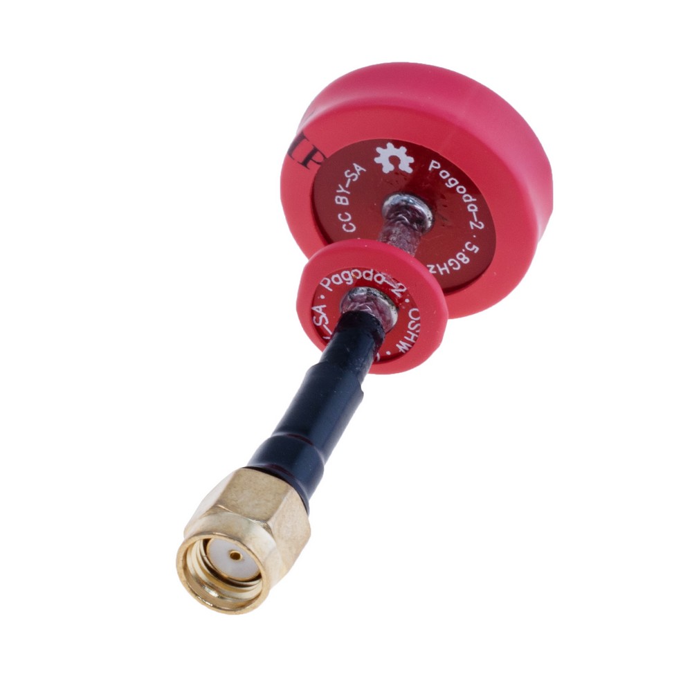 Антена всеспрямована 5.8G RHCP Pagoda RP-SMA Antenna short