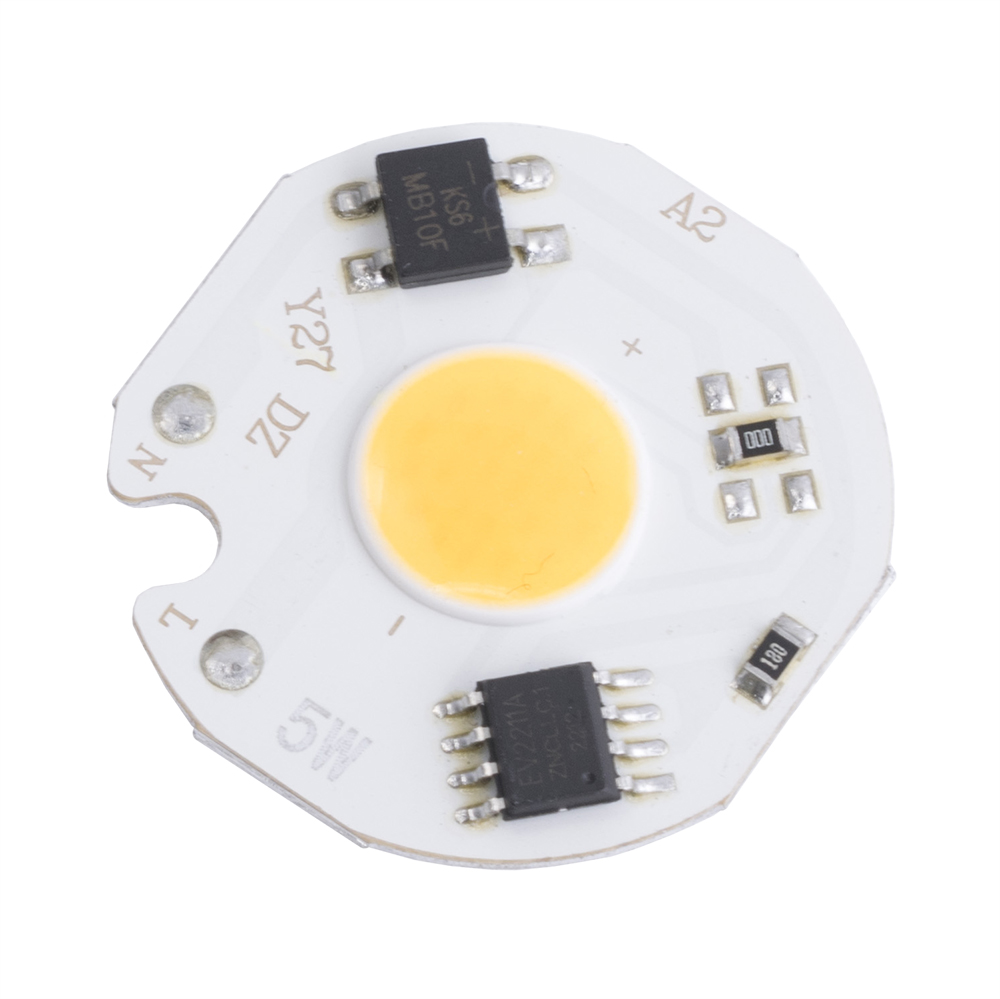 Світлодіод 5W, білий теплий 5W COB LED Opto Світлодіод 5W, білий теплий 5W COB LED Opto