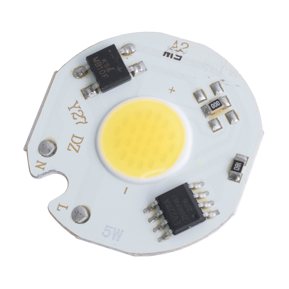 Світлодіод 5W, білий холодний 5W AC 220V COB LED Opto