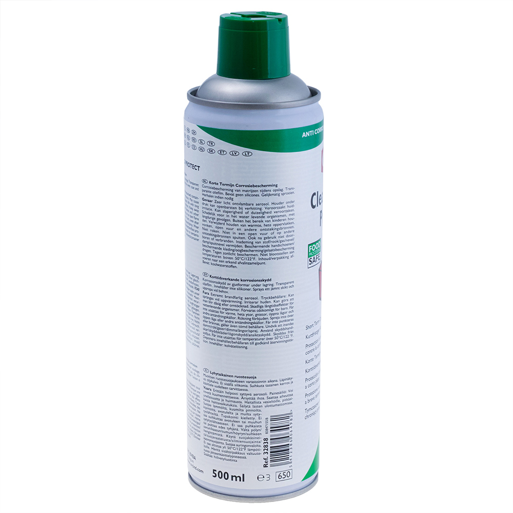 Короткостроковий прозорий інгібітор корозії для прес-форм 500мл. CLEAR MOULD PROTECT FPS 500ML CRC