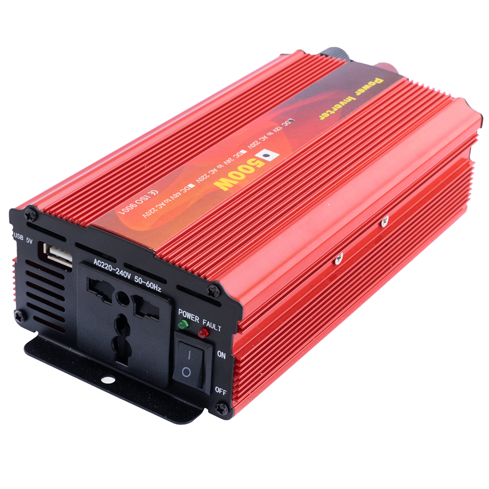 Інвертор 500W 12V→230V модифікована синусоїда (MF-500W - Demuda)