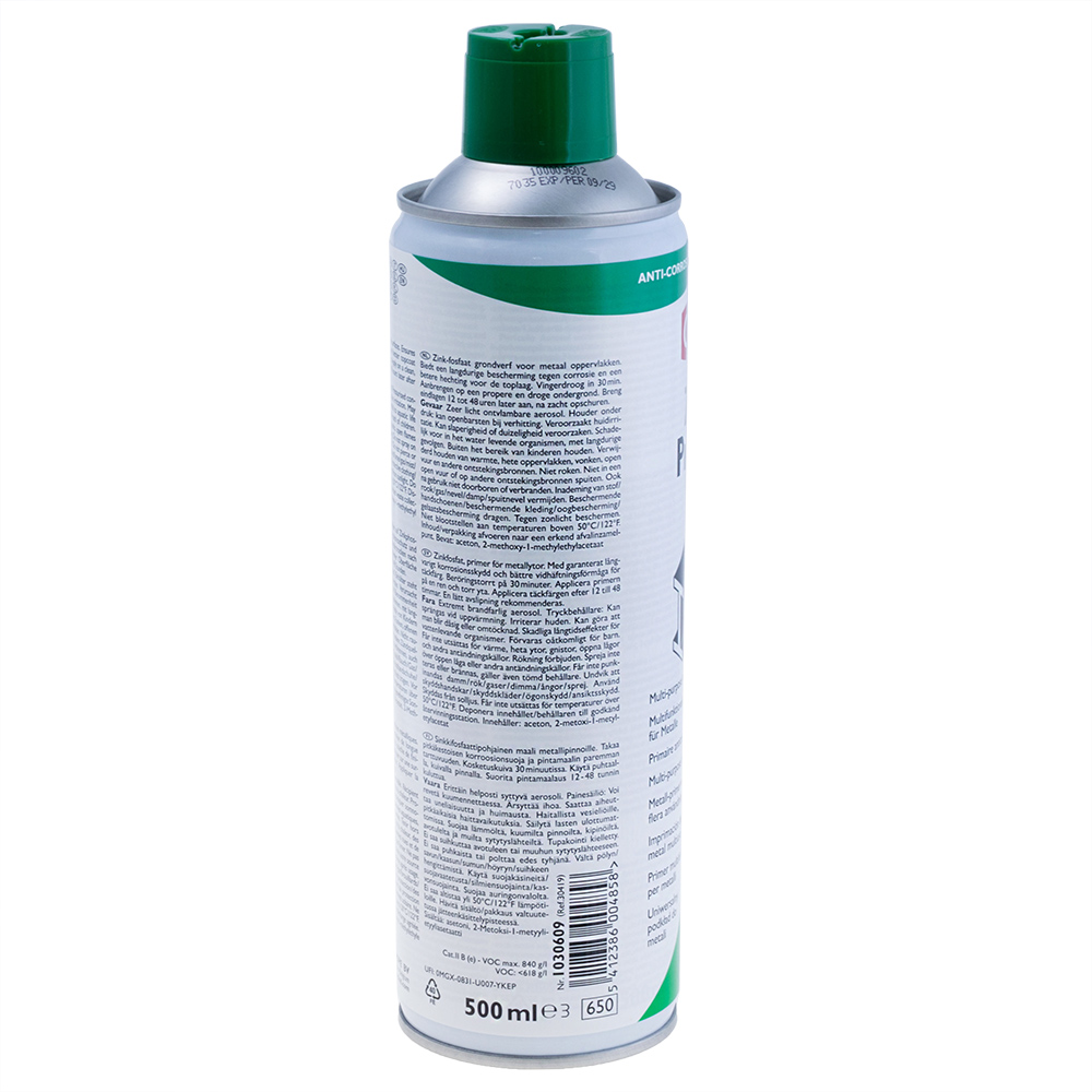 Захисне антикорозійне покриття 500мл. ZINC PRIMER 500ML CRC