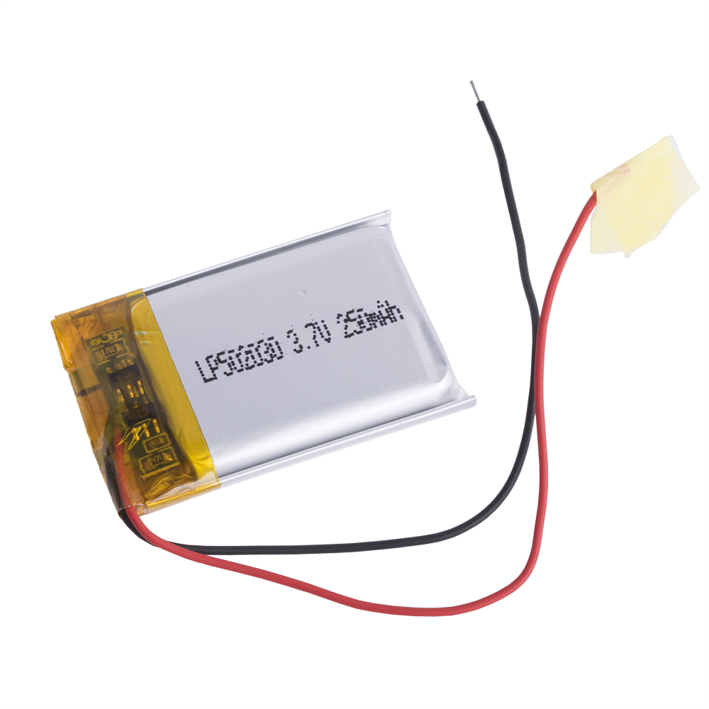 LiPo 250 mAh, 3,7V, 5x20x30мм LiPower акумулятор літій-полімерний LP502030