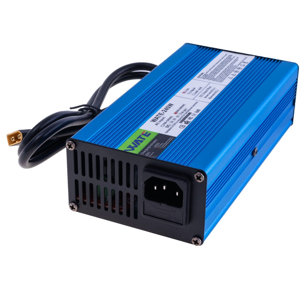Зарядний пристрій 54.6V / 4A для Li-Ion акумуляторів 13S (WATE-5404S, Wate)