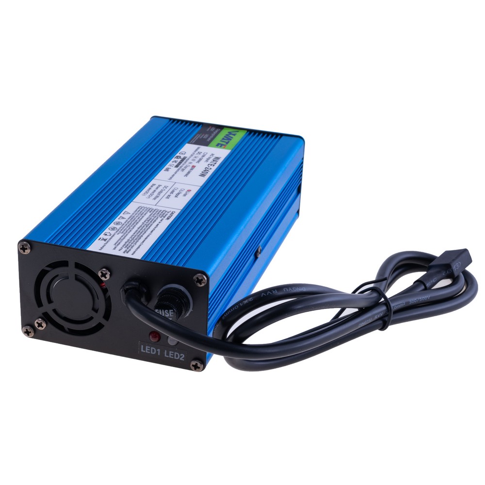 Зарядний пристрій 54.6V / 4A для Li-Ion акумуляторів 13S (WATE-5404S, Wate)