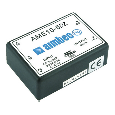Блок живлення що вбудовується на плату 10W ±5V AME10-5DZ Блок живлення що вбудовується на плату 10W ±5V AME10-5DZ
