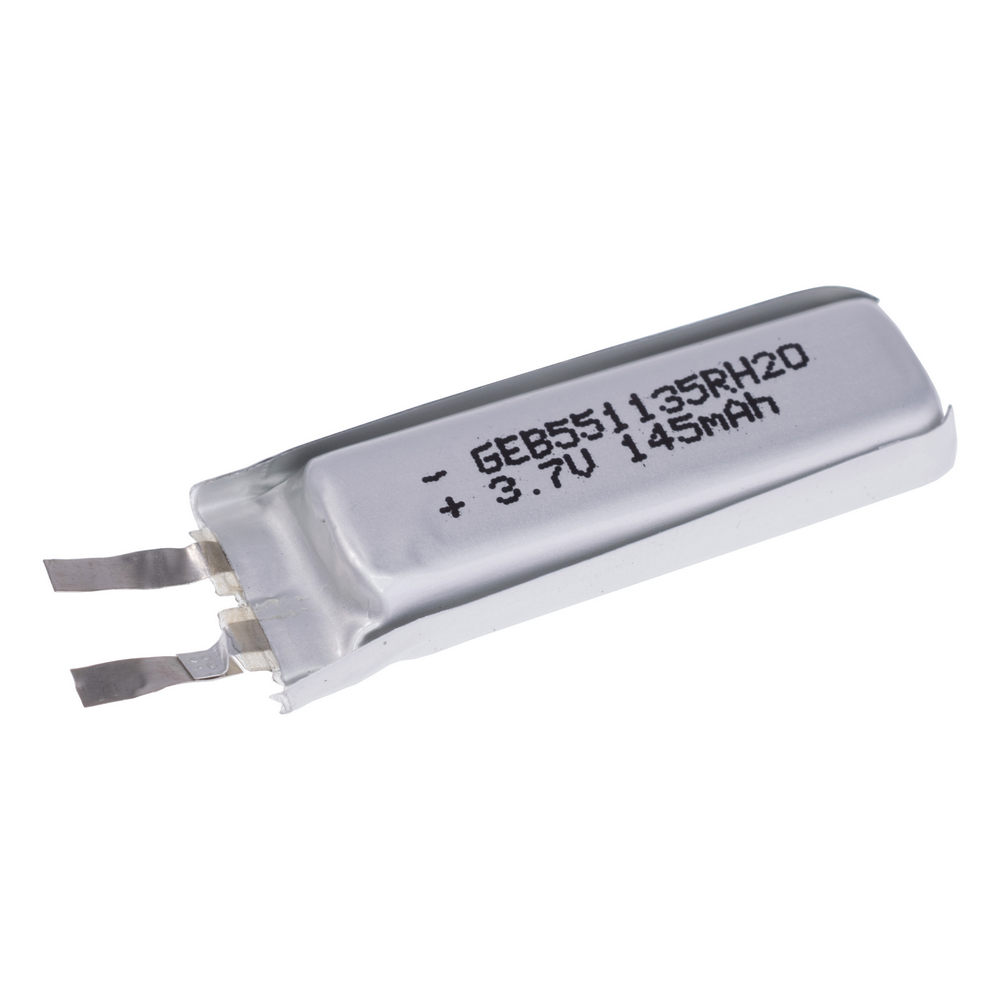 LiPo 145 mAh, 3,7V, 5x12x42мм (GEB) акумулятор літій-полімерний)