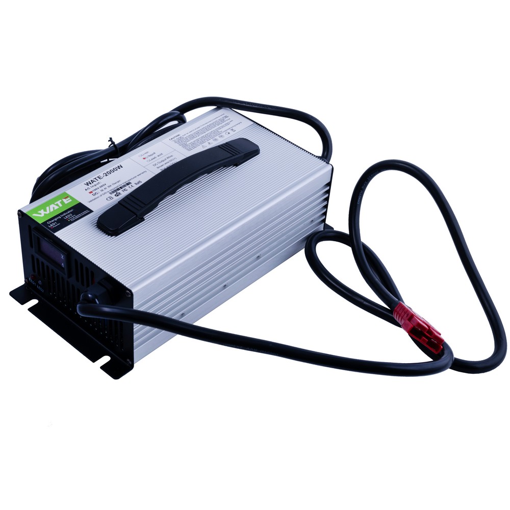 Зарядний пристрій 58.4V / 30A для LiFePO4 акумуляторів WATE-2000 – Wate Anderson connector, Active FPC