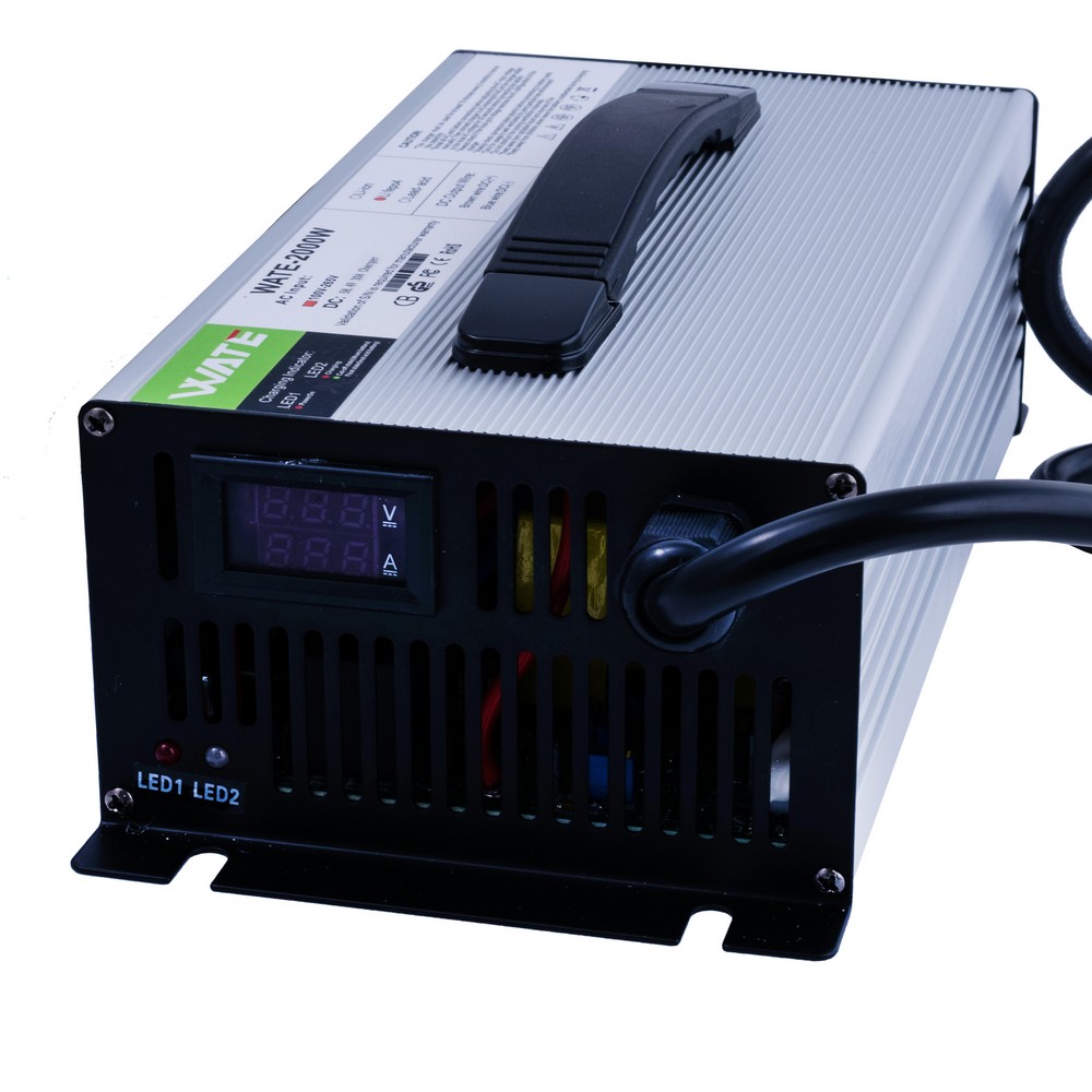 Зарядний пристрій 58.4V / 30A для LiFePO4 акумуляторів WATE-2000 – Wate Anderson connector, Active FPC Зарядний пристрій 58.4V / 30A для LiFePO4 акумуляторів WATE-2000 – Wate Anderson connector, Active FPC