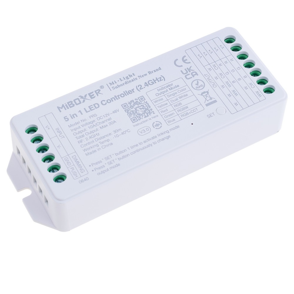 Контролер світлодіодних стрічок 5в1 2.4GHz, PR5 Контролер світлодіодних стрічок 5в1 2.4GHz, PR5
