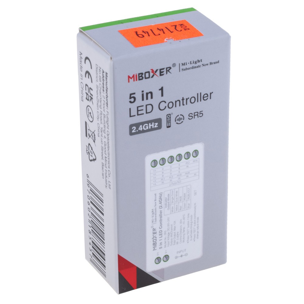 Контролер світлодіодних стрічок 5в1 2.4GHz, SR5