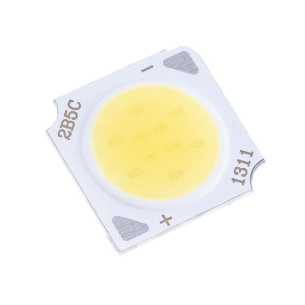 Світлодіод 5W, білий холодний 6000K 13x13 mm, COB Світлодіод 5W, білий холодний 6000K 13x13 mm, COB