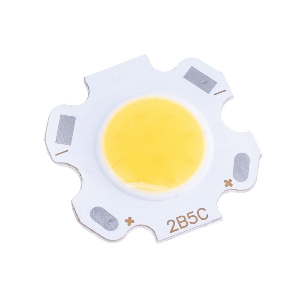 Світлодіод 5W, білий нейтральний 4000K 20x20 mm, COB