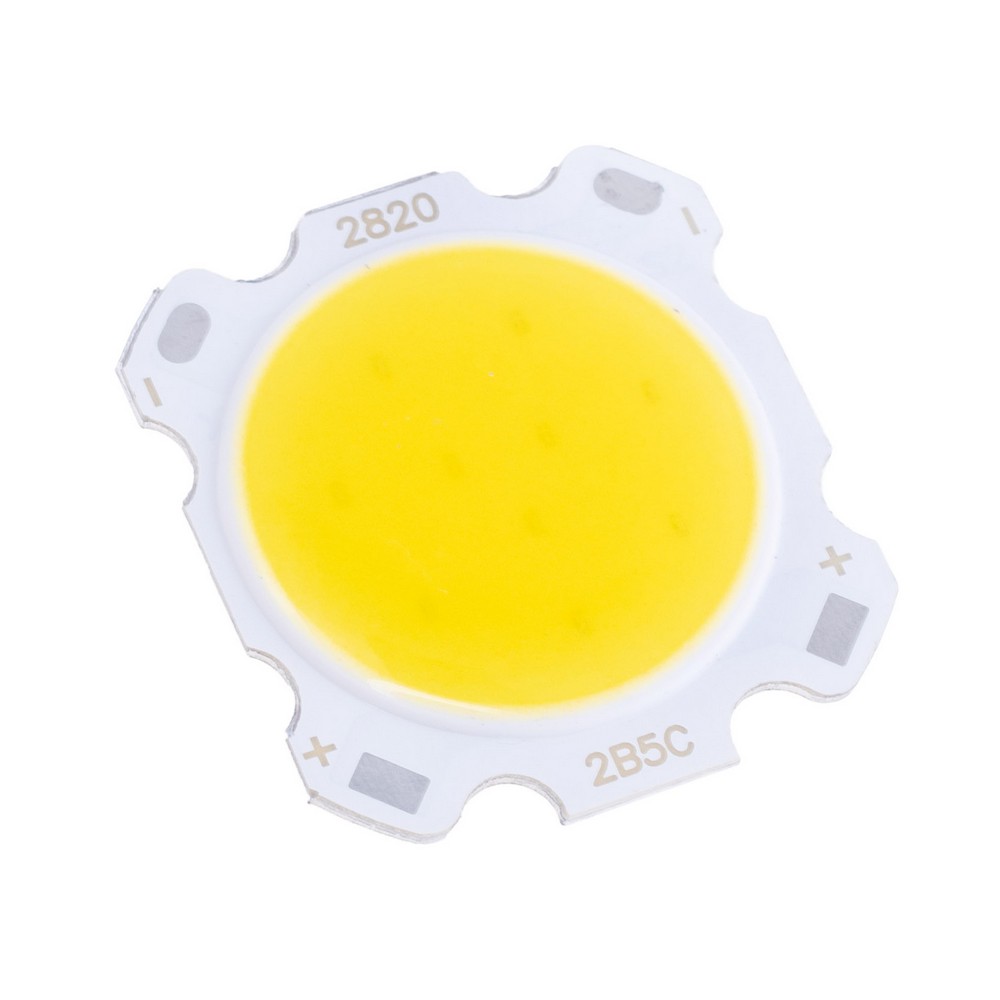 Світлодіод 5W, білий нейтральний 4000K 24x22 mm, COB