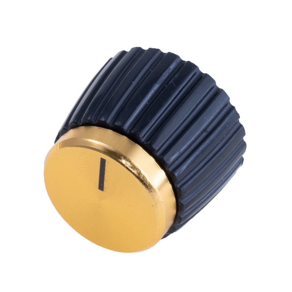 Ручка для потенціометра "золота" на вісь 6.35мм , MSL-G Gold