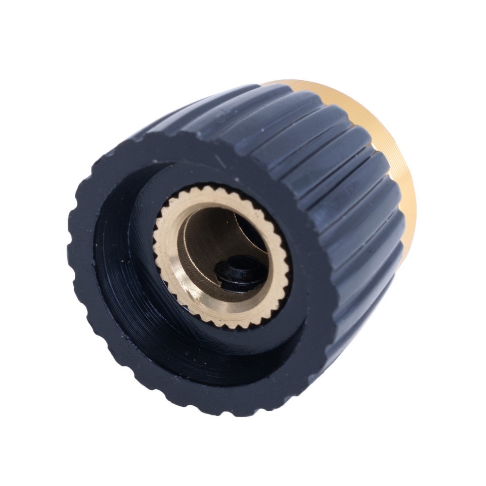 Ручка для потенціометра "золота" на вісь 6.35мм , MSL-G Gold