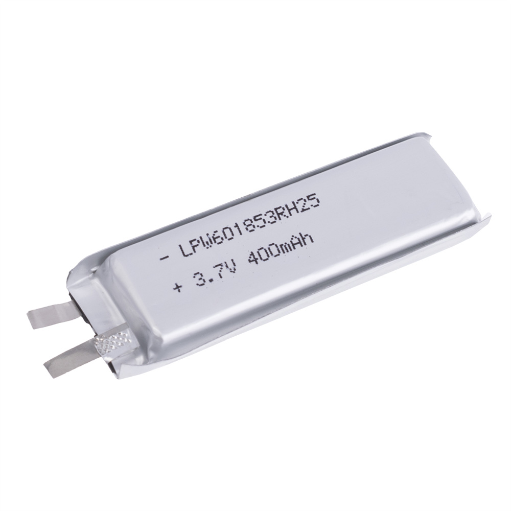 LiPo 400 mAh, 3,7V, 6x18x55мм LiPower акумулятор літій-полімерний LPW601853RH25