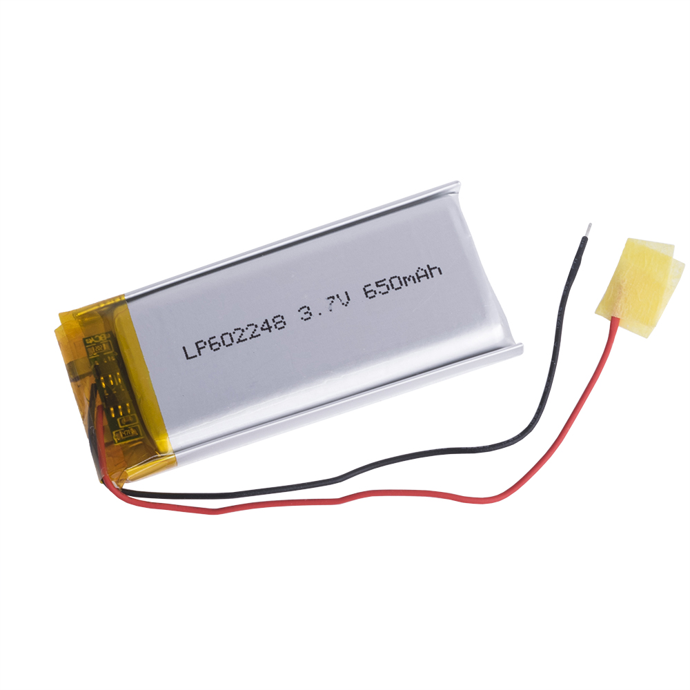 LiPo 650 mAh, 3,7V, 6x22x48мм (LiPower) акумулятор літій-полімерний)