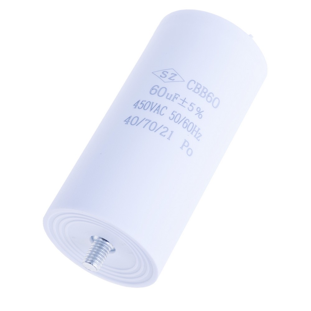 Конденсатор пусковий 60uF 450VAC ±5% 50*106mm SZ