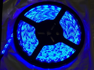 Світлодіодна стрічка 220В, 3528 BLUE 60LEDS / meter (3528-60-220V-B BLUE)