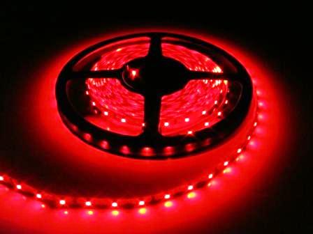 Светодиодная лента 220В, 3528 RED 60LEDS/meter (3528-60-220V-B RED)