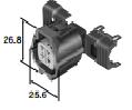 6189-0656 (Sumitomo), Female Connector, (відповідна частина до M (6188-0442))