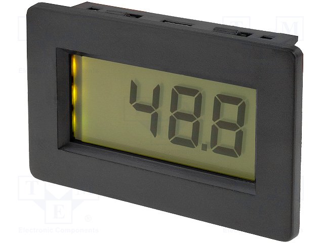 PAN.PM438BL Вольтметр з ЖК-дисплеєм на панель з підсвічуванням PAN.PM438BL Вольтметр з ЖК-дисплеєм на панель з підсвічуванням