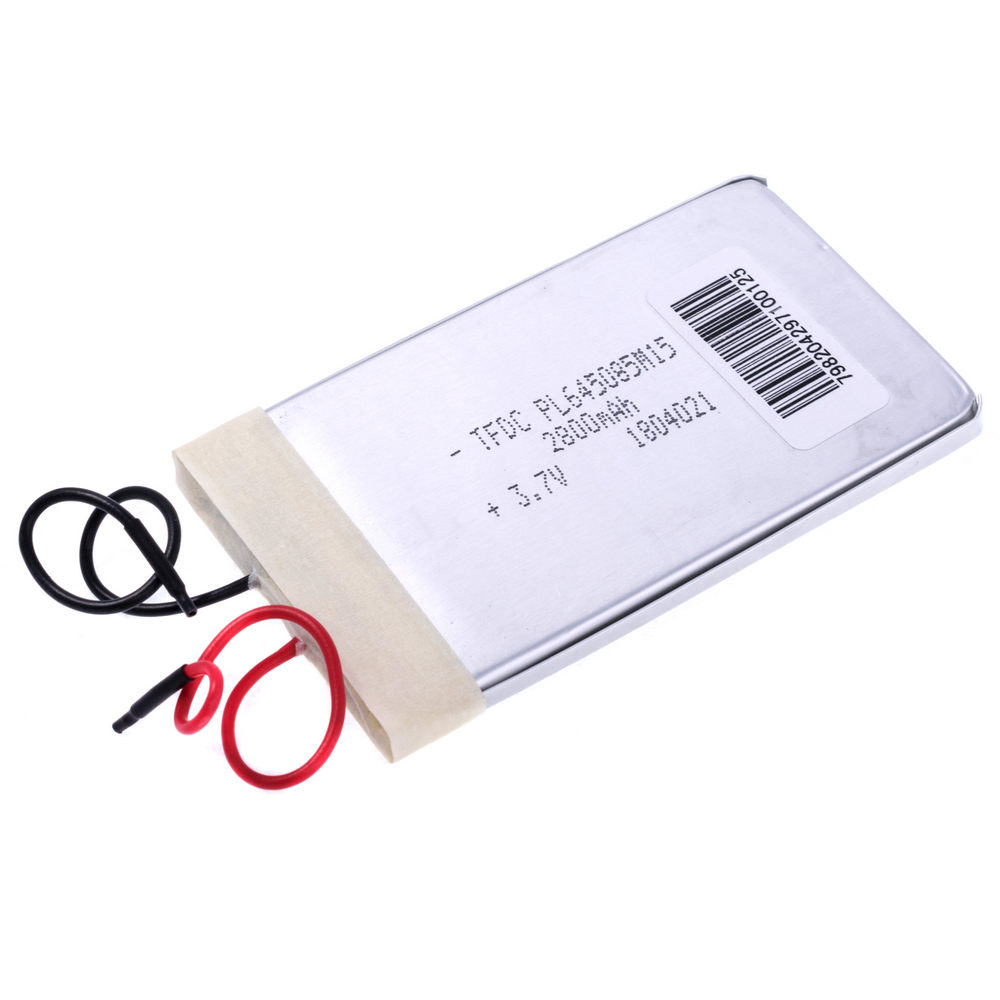 LiPo 2800 mAh, 3,7V, 6,4x50x85мм Wanmabattery акумулятор літій-полімерний 645085M15