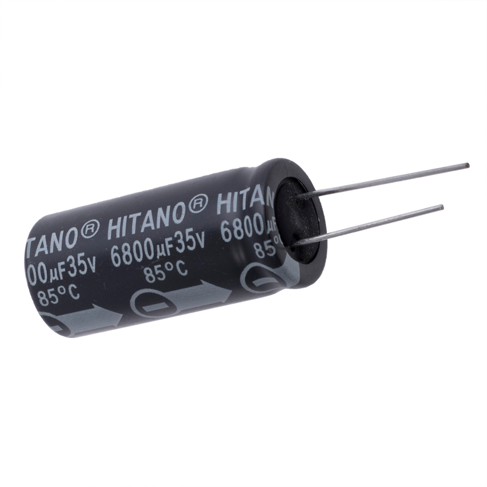 6800uF 35V ECR 18x41mm (ECR682M35B-Hitano) (електролітичний конденсатор)