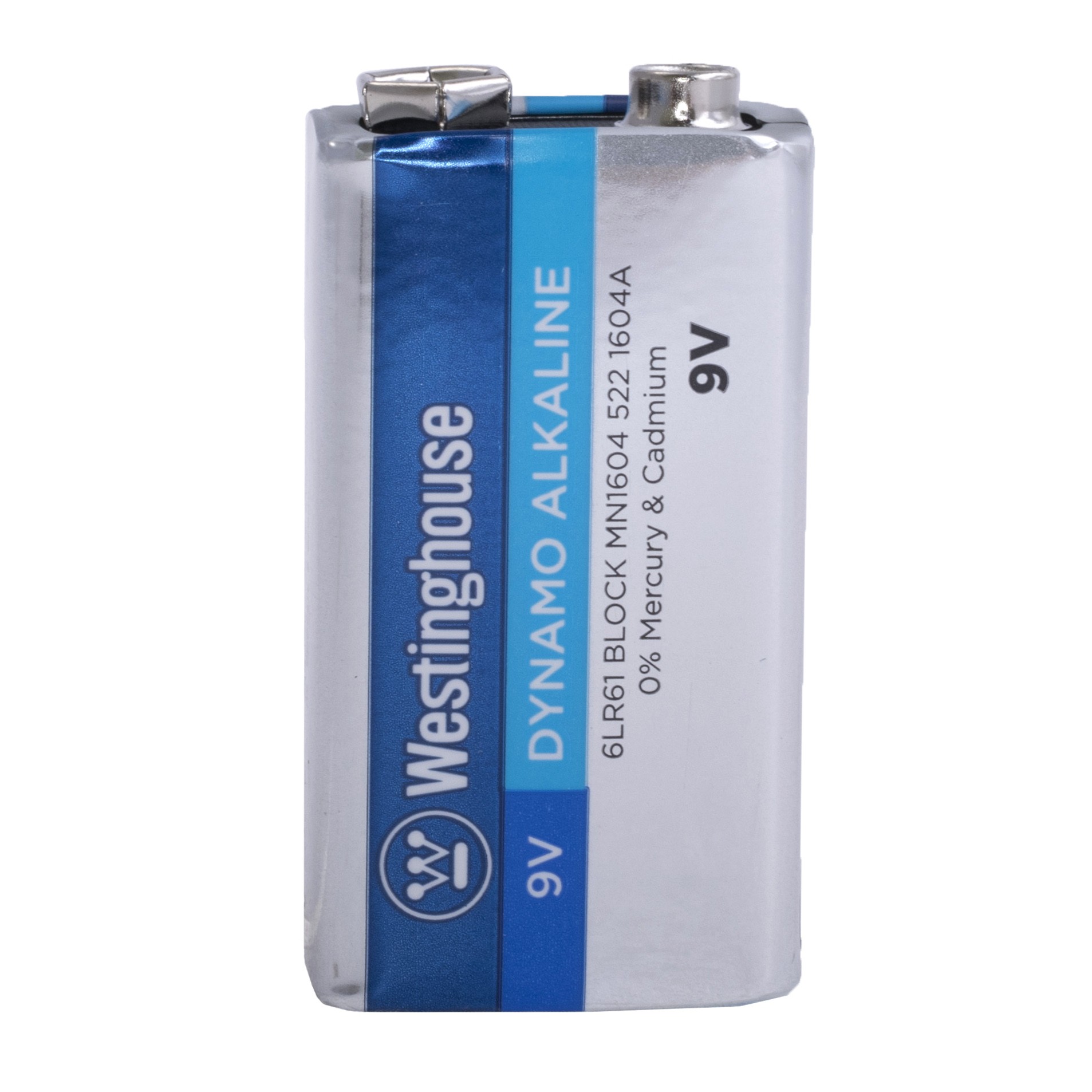 Батарейка "Крона" лужна 9V 1шт. Westinghouse 6LR61-PB6 6LF22