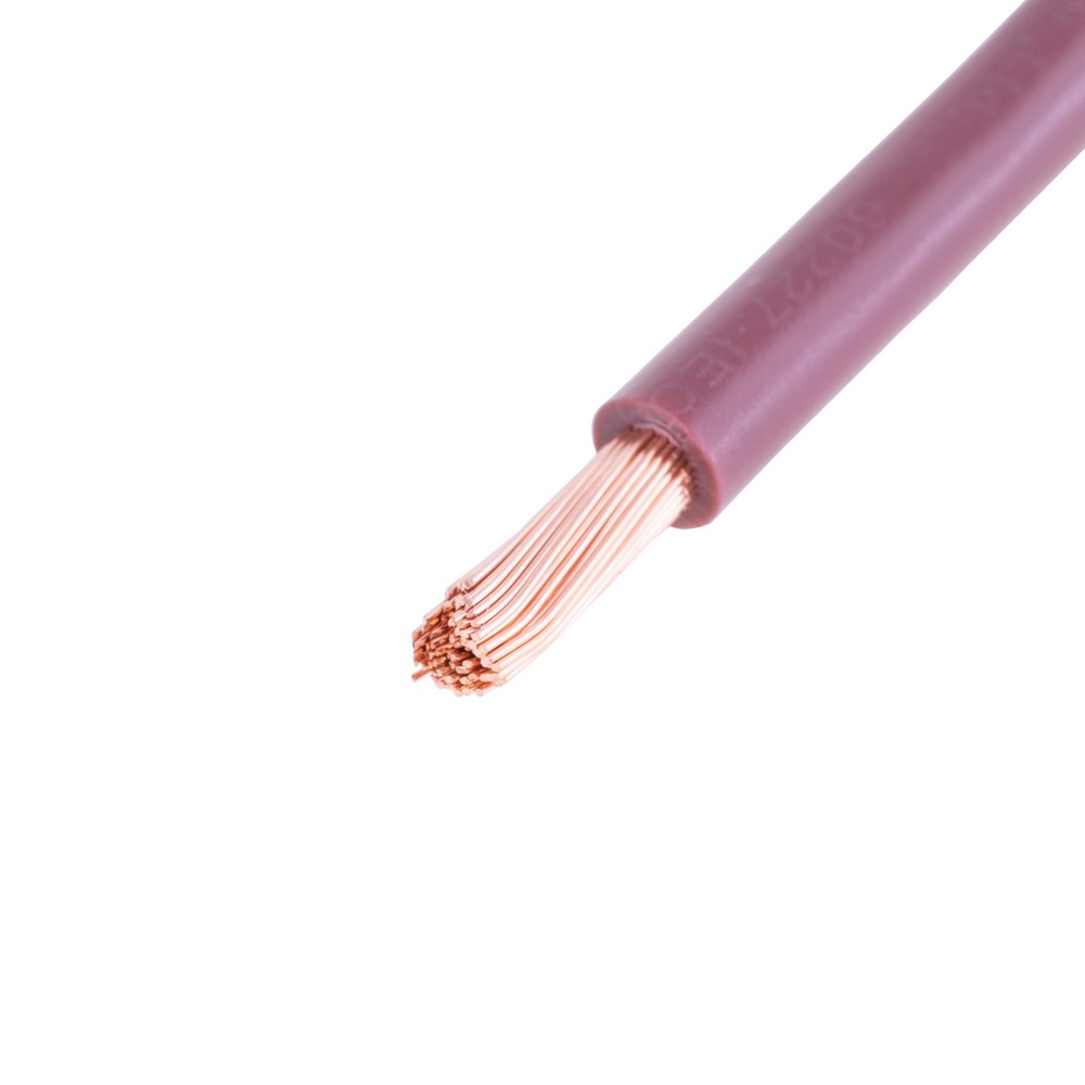 Провід багатожильний 6mm² (10AWG, 84xD0.29mm) коричневий