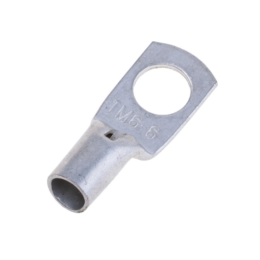 Кабельний наконечник кільцевий, луджена мідь на провід 6 mm², M6, SC(JGY)-6 M6 Кабельний наконечник кільцевий, луджена мідь на провід 6 mm², M6, SC(JGY)-6 M6
