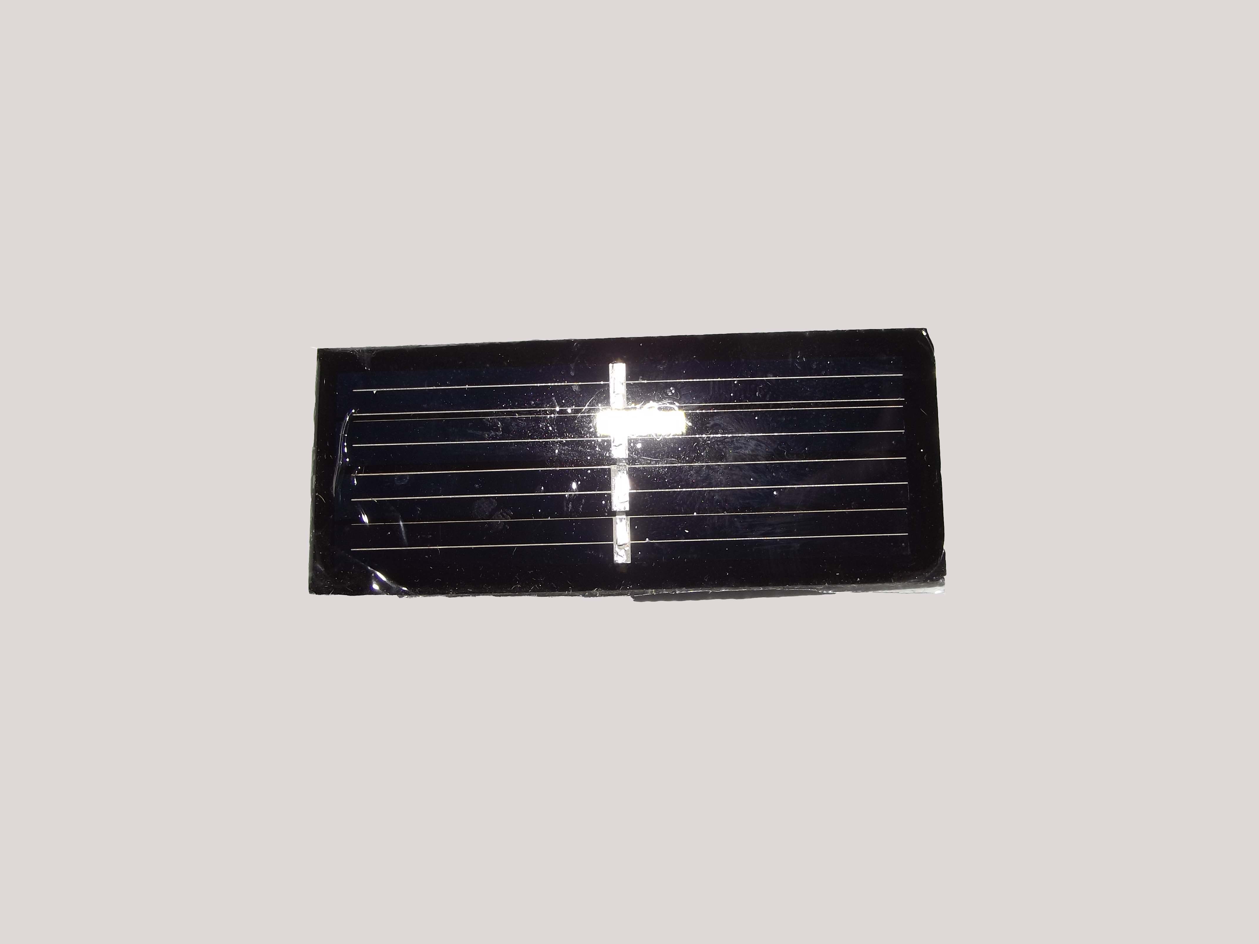 Солнечный модуль 0,1Вт   29х70х2,5 мм (монокристаллический)
