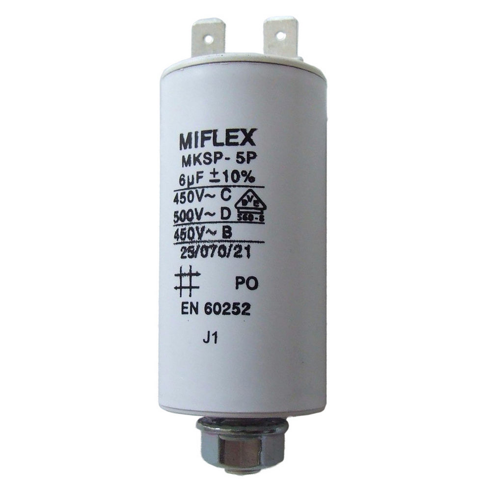 6uF; 450V; Ø30x58mm; -25÷70°C; ±10%; 10000h (I15KV560K-B)