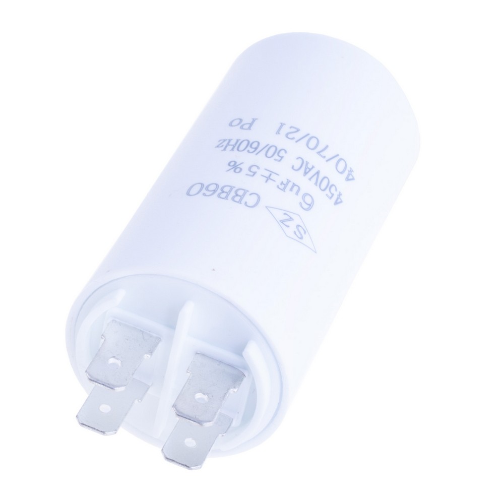 Конденсатор пусковий 6uF 450VAC ±5% 40*70mm SZ