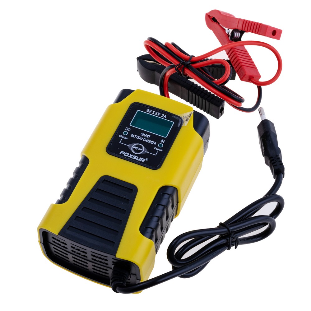 Зарядний пристрій для свинцево-кислотних акумуляторів 6V/12V, 2A, FBC061202D Зарядний пристрій для свинцево-кислотних акумуляторів 6V/12V, 2A, FBC061202D