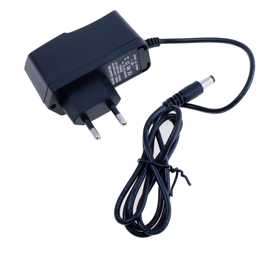 Блок живлення з вилкою 6W 6V, роз'єм:2.5x5.5мм LJH074-060010W