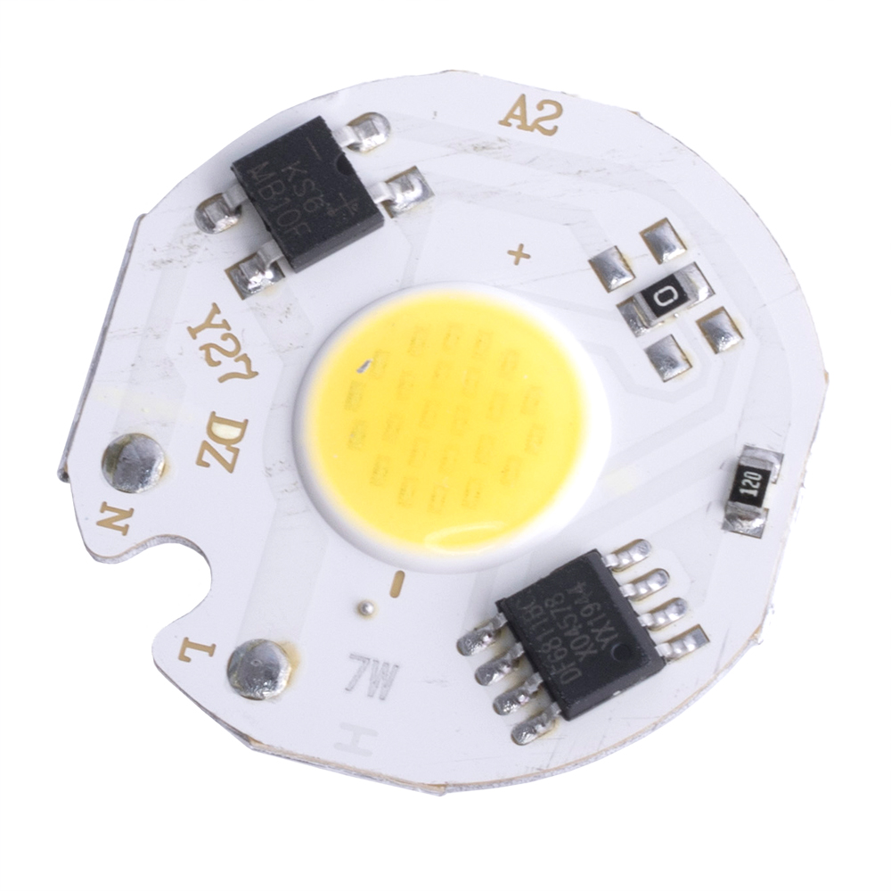 Світлодіод 7W, білий холодний 220V Led COB модуль