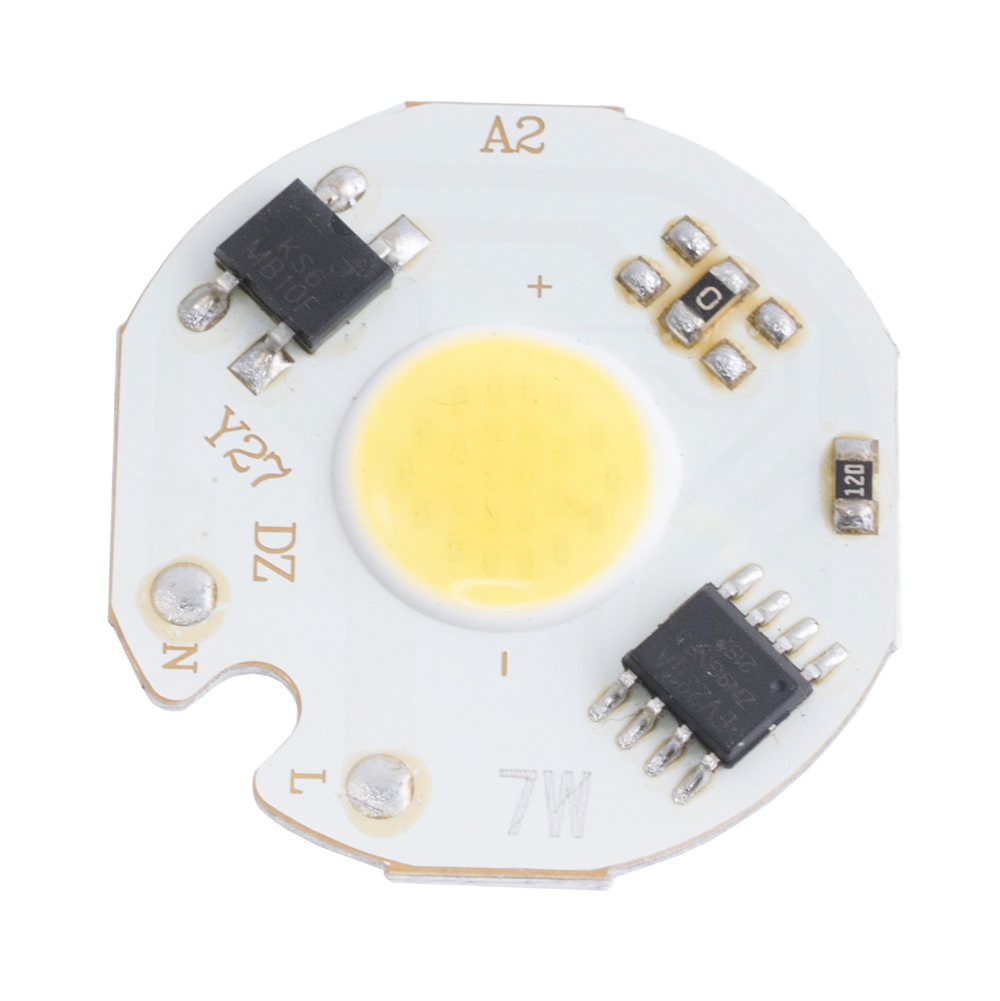 Світлодіод 7W, білий холодний CoolWhite AC 220V COB LED Opto