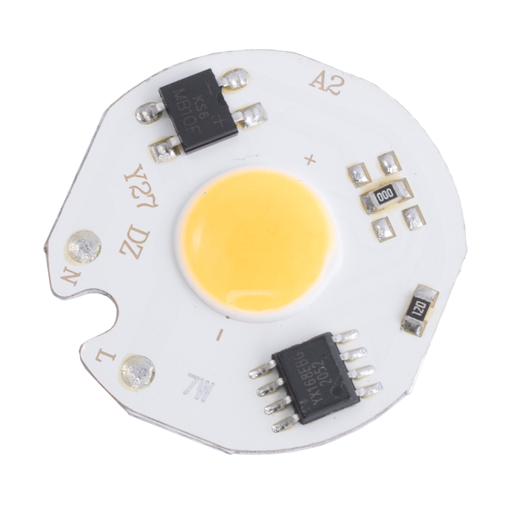 Світлодіод 7W, білий теплий White AC 220V COB LED Opto